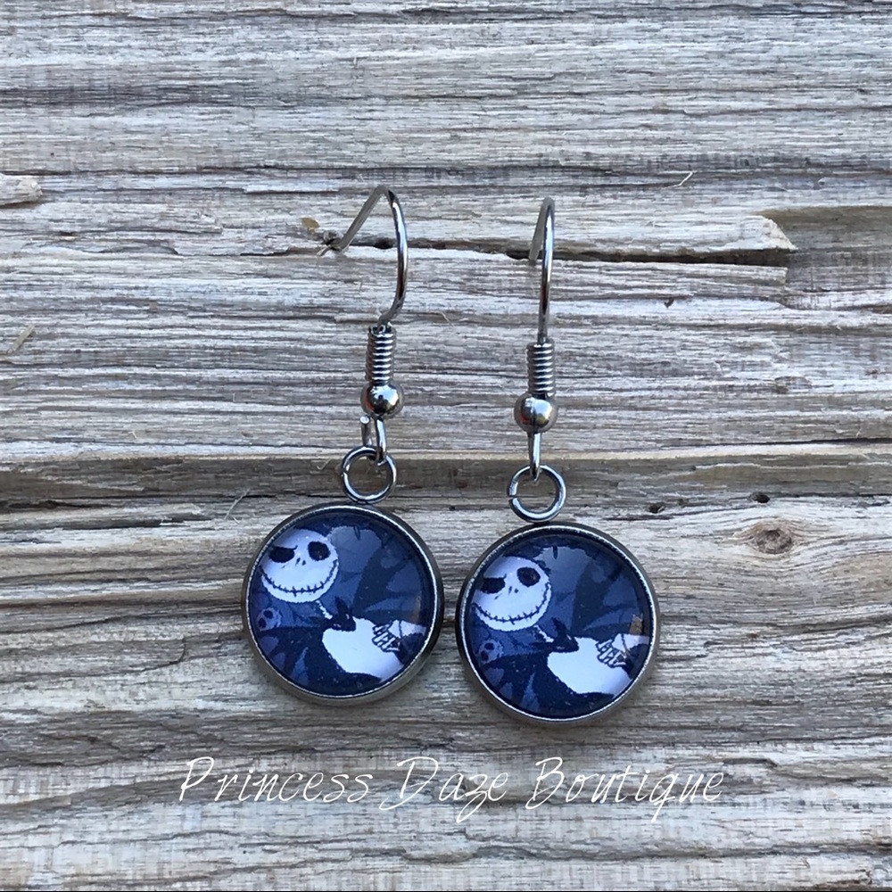 Jack Skellington Dangle Earrings‎